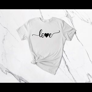 Love with heart T-shirt’s